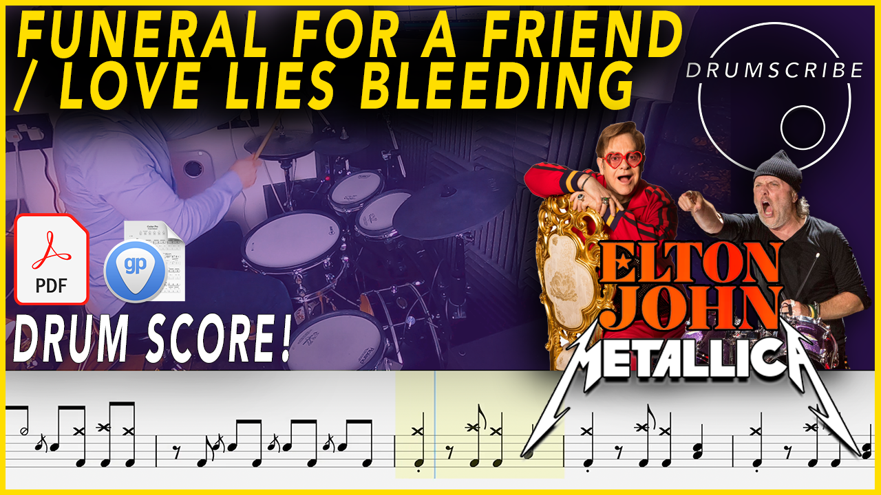 Funeral for a Friend/Love Lies Bleeding Metallica Video, PDF & GP