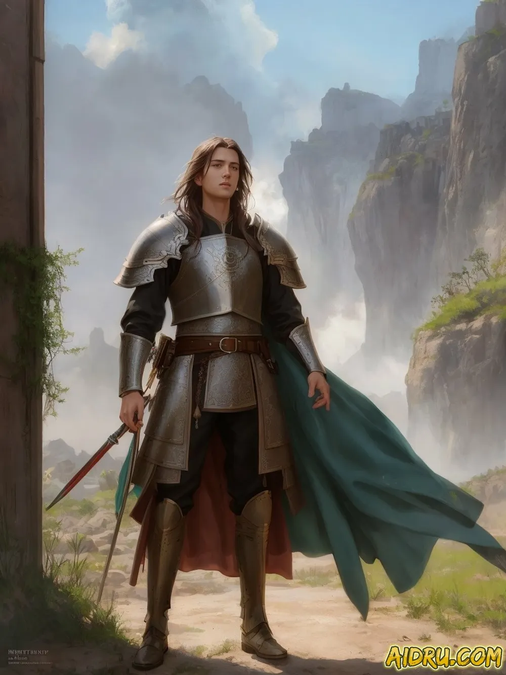 Beautiful warrior in armor — AI Dru - Buymeacoffee