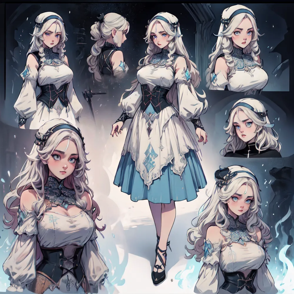 Concept art "Nun" — Cyber Raccoon - Buymeacoffee