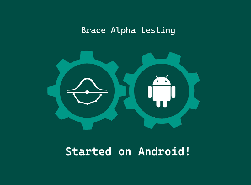 Brace alpha testing on Android started