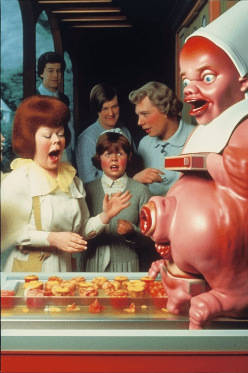 Meat dispensers and fine fashion