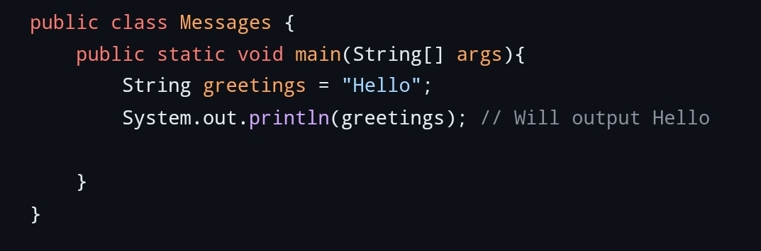 Strings in Java: Overview. — Joctan - Buymeacoffee