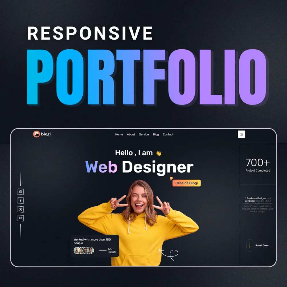 Responsive Portfolio Websites Source Code. — K2infocom - Buymeacoffee