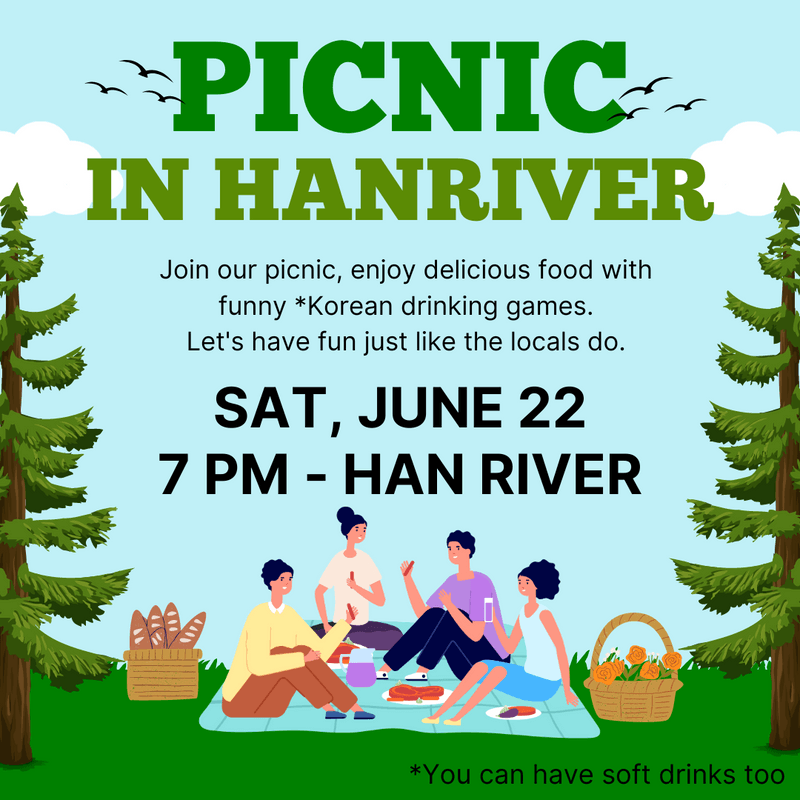 🌳🧺HanRiver Picnic with Drinking Culture