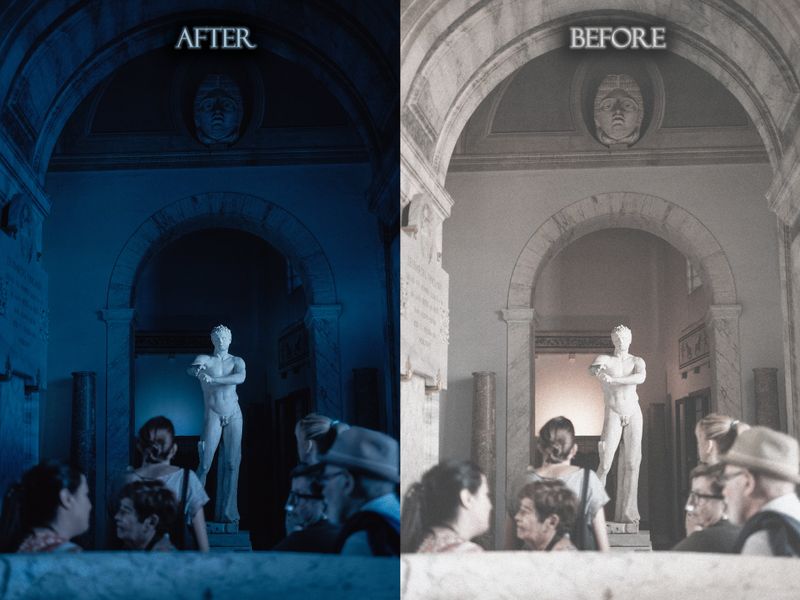 Before & After - Coloring