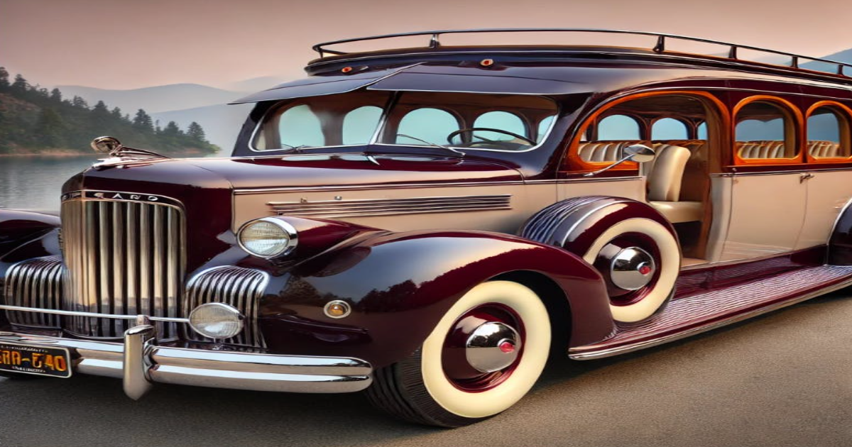 インディバワゴン 1941 Packard 90 - Eight-Door Open Top Tour Bus — Alabama