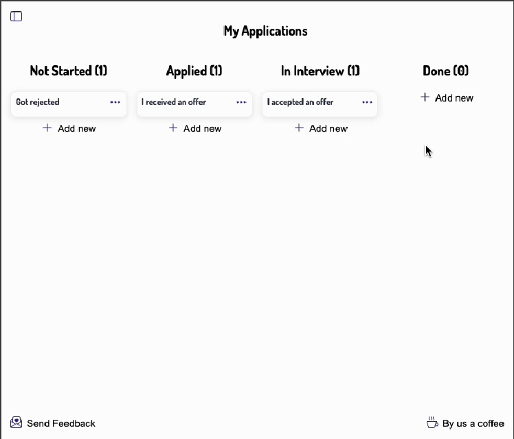 Road to Analytics moves closer: Mark your job application as "Offer received"