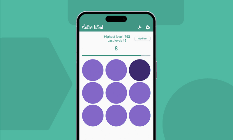 Color Blind - Find the different color
