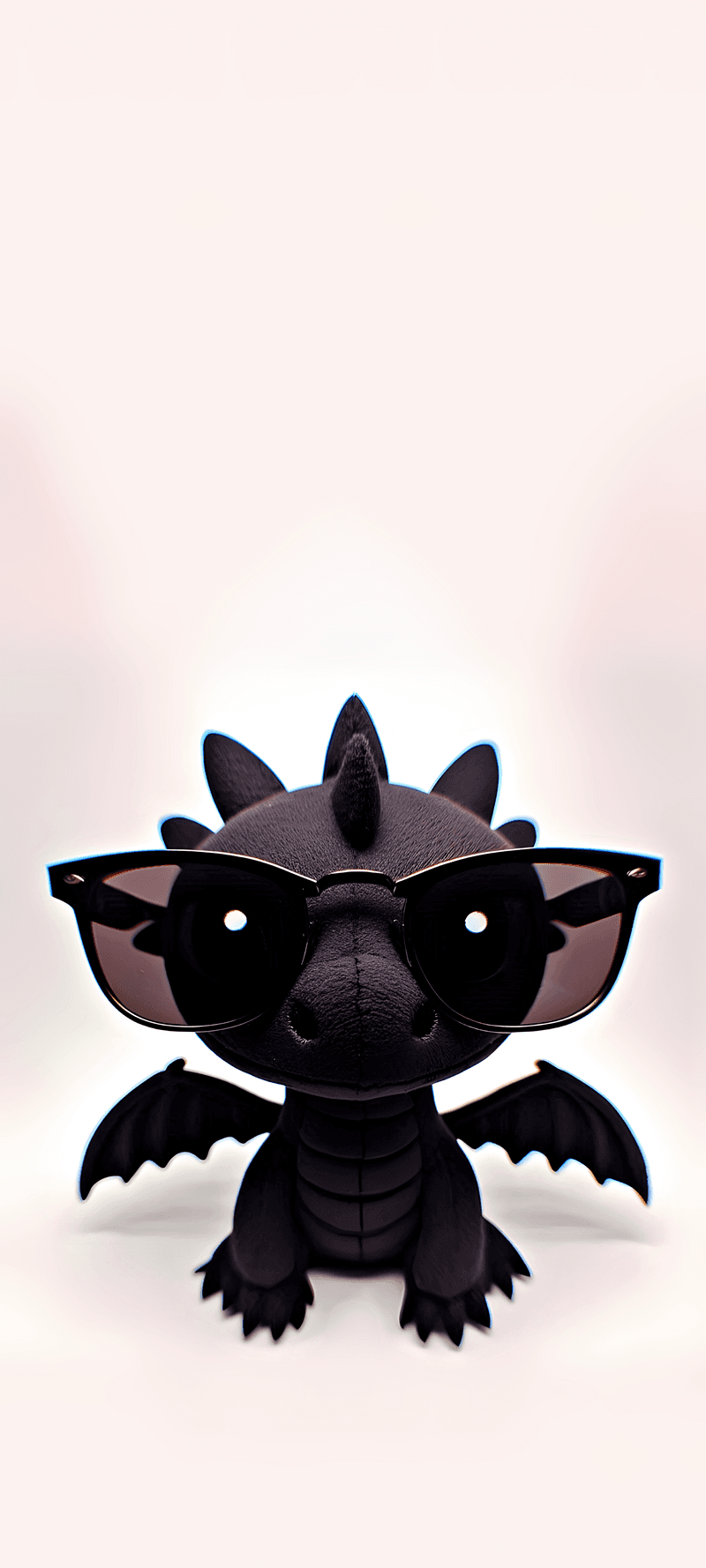 Dragon plushie wearing Shades - AI Generated Wallpaper (4K)