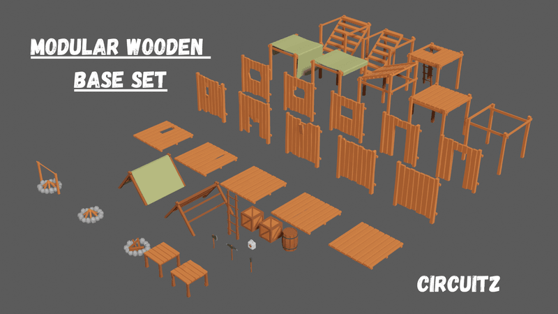Wooden Modular Set (Better Link)!