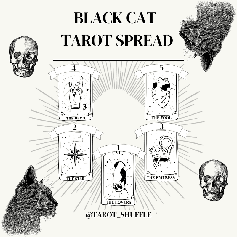 Black Cat Tarot Spread