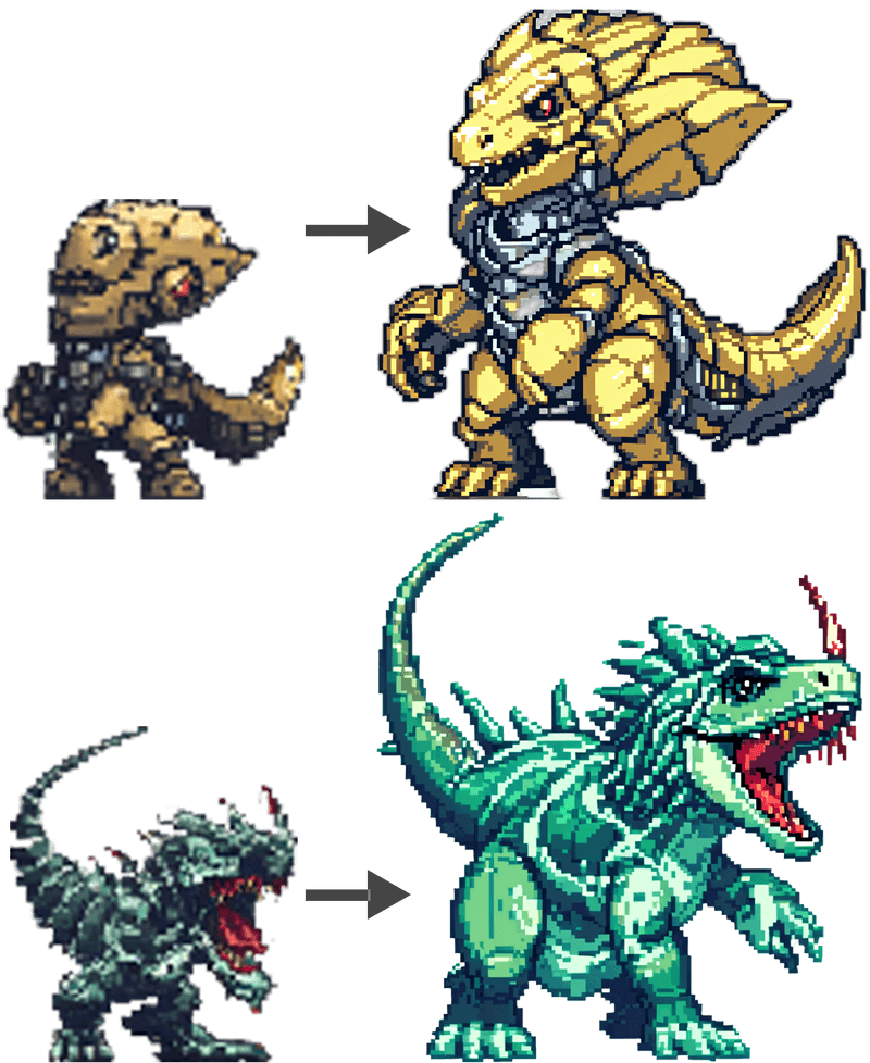 Pixel Art Restore + Enhance