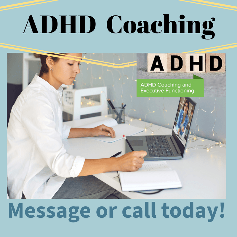 1 on 1 ADHD Coaching+ Free consultation