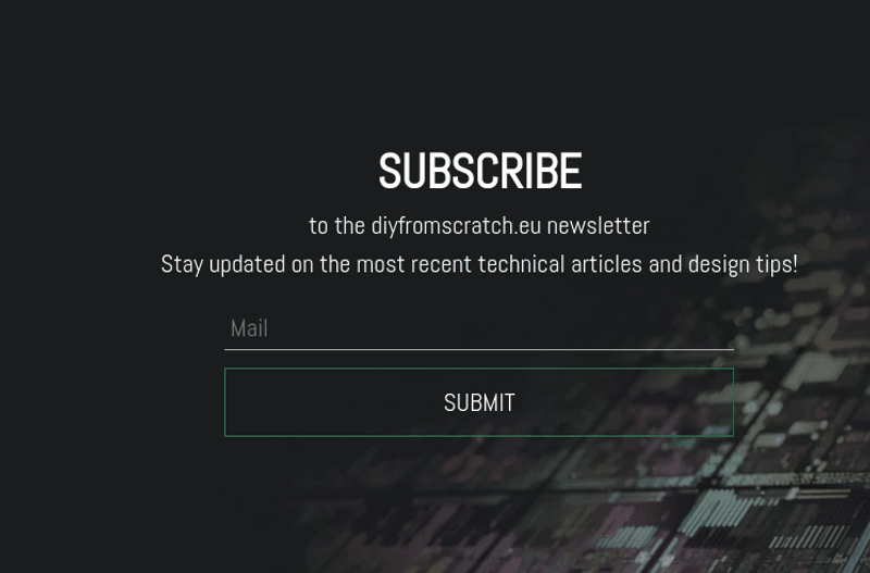 Newsletter function added!