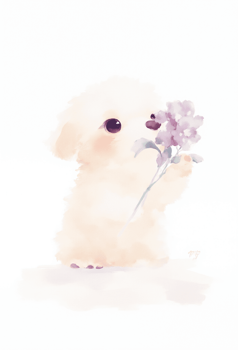 Flower Dog wallpaper ❀