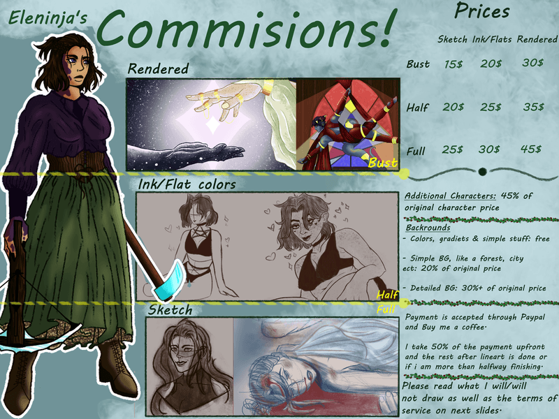 I have opened art commissions!