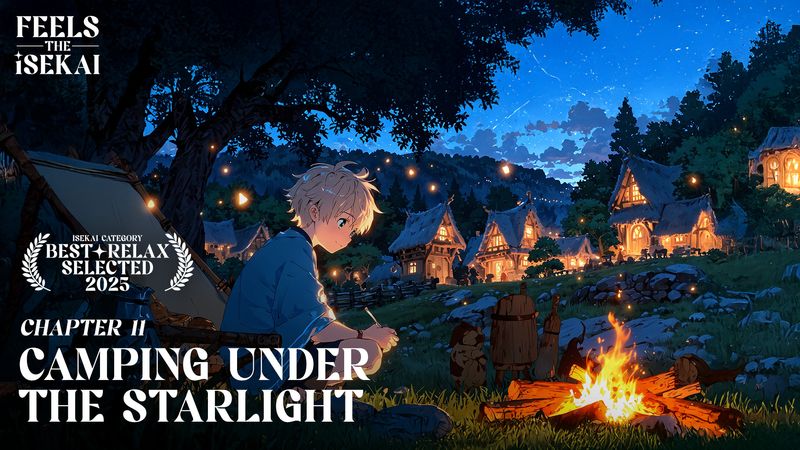 [Free Wallpaper] camping under the starlight 🏕️🌌