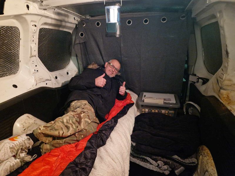 Living in my Van with my Dog Fluke (Homeless in the UK)