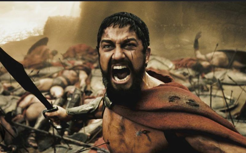 Where do you feel like the 300 spartans in life?