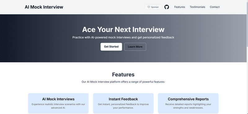 AI-Powered Mock Interview Platform