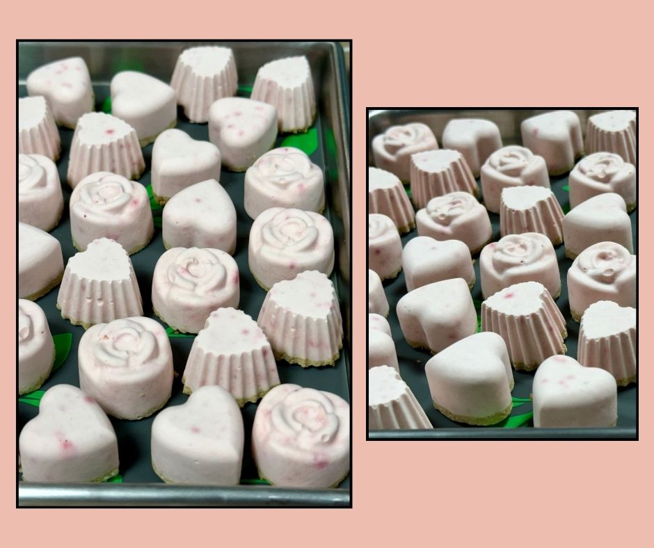 Making Freeze Dried Strawberry No-Bake Cheesecake Bites — Ann Marie