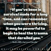 What Derailed You: On Taking Your Life Back