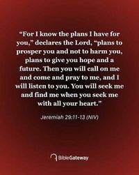S6 D.R(Devotional Reading) #1: A Promise of a Future and Hope