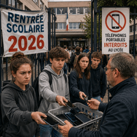 Le gouvernement français interdit le téléphone portable au lycée # Rentrée scolaire 2026