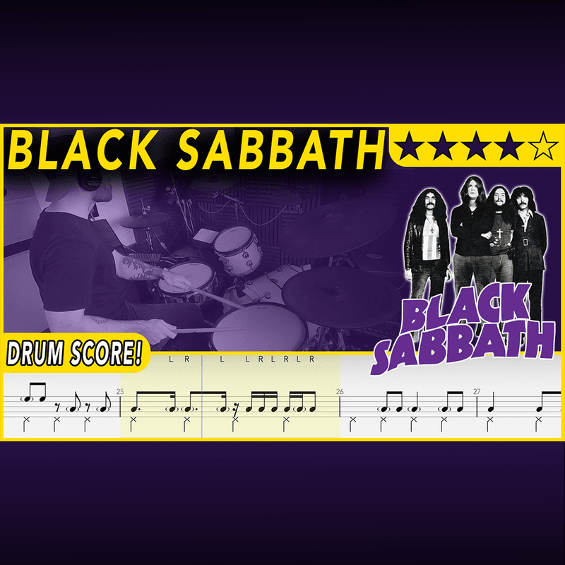 Black Sabbath - Black Sabbath | #799 DRUMSCRIBE
