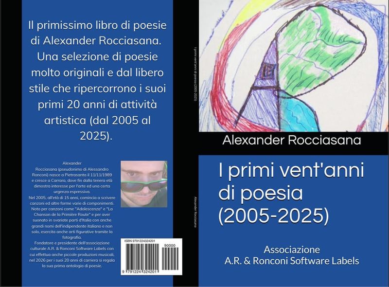 FUORI ADESSO IL PRIMO LIBRO DI POESIE DI ALEXANDER ROCCIASANA SU AMAZON E NON SOLO!!!!!