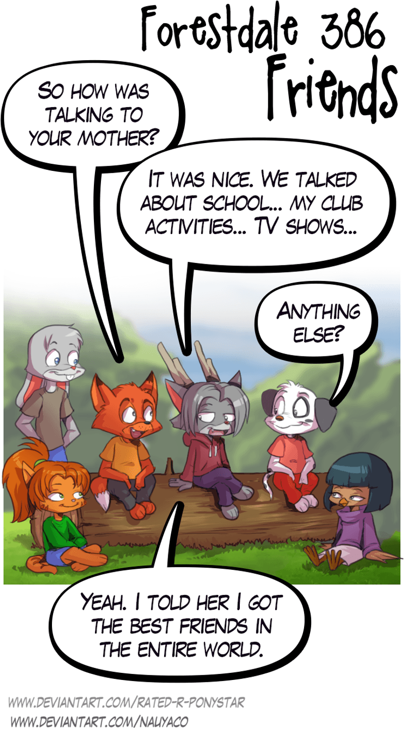 Forestdale #386: Friends and Thank You