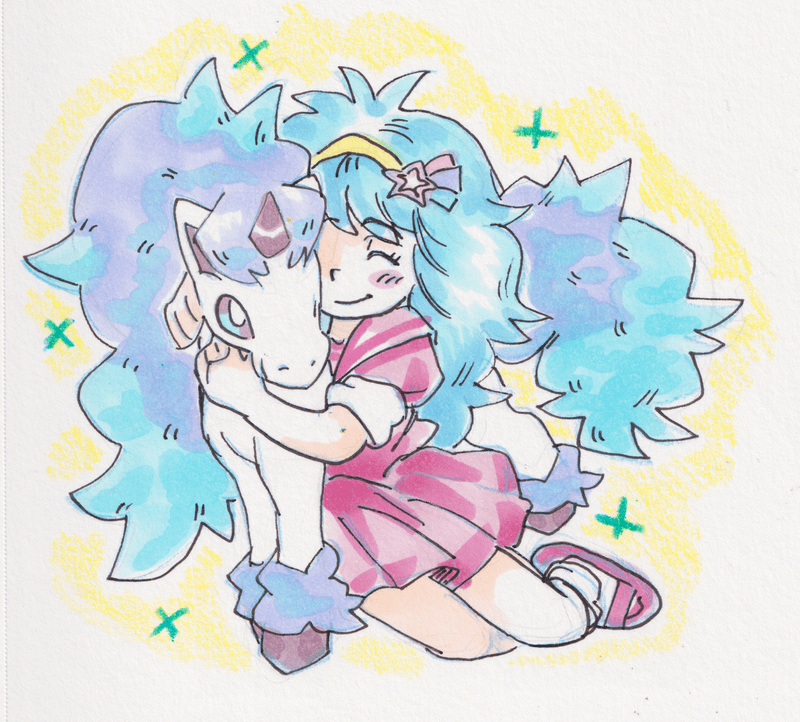 [Request] Persia Hayami with a Galarian Ponyta