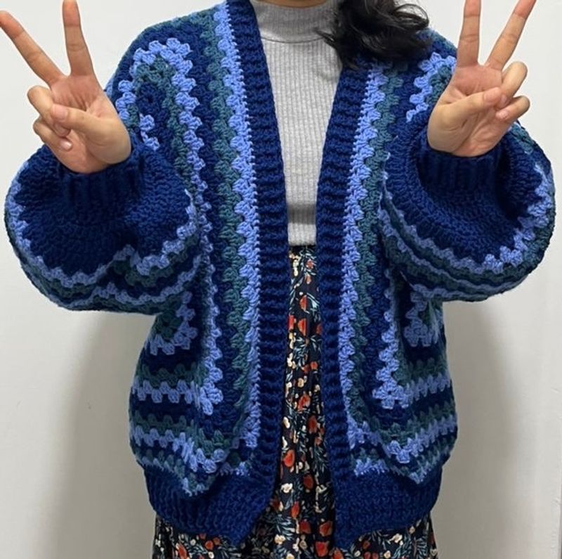 Hexagon Cardigan