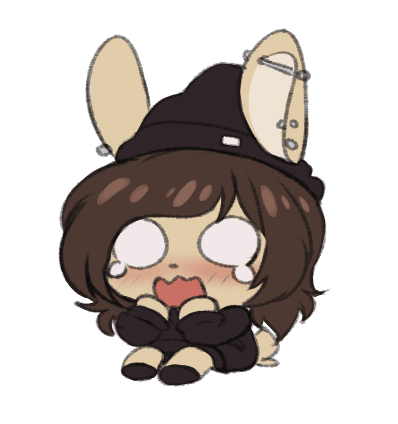 spooked chibi
