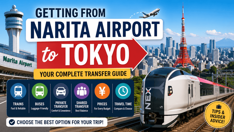 First Time in Japan? Here’s How to Get from Narita Airport to Tokyo (2026 Guide)