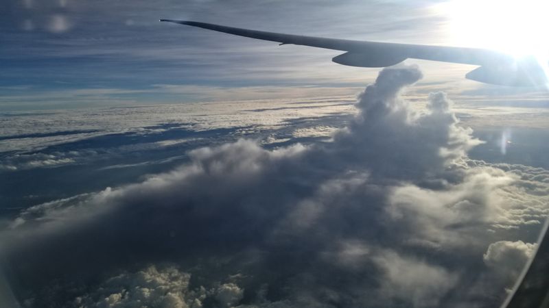 Above the clouds