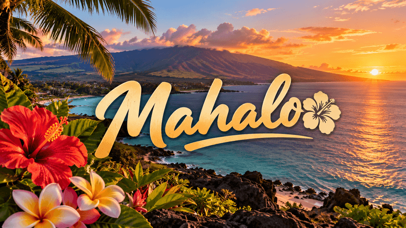 My Magnificent Mahalo Moment