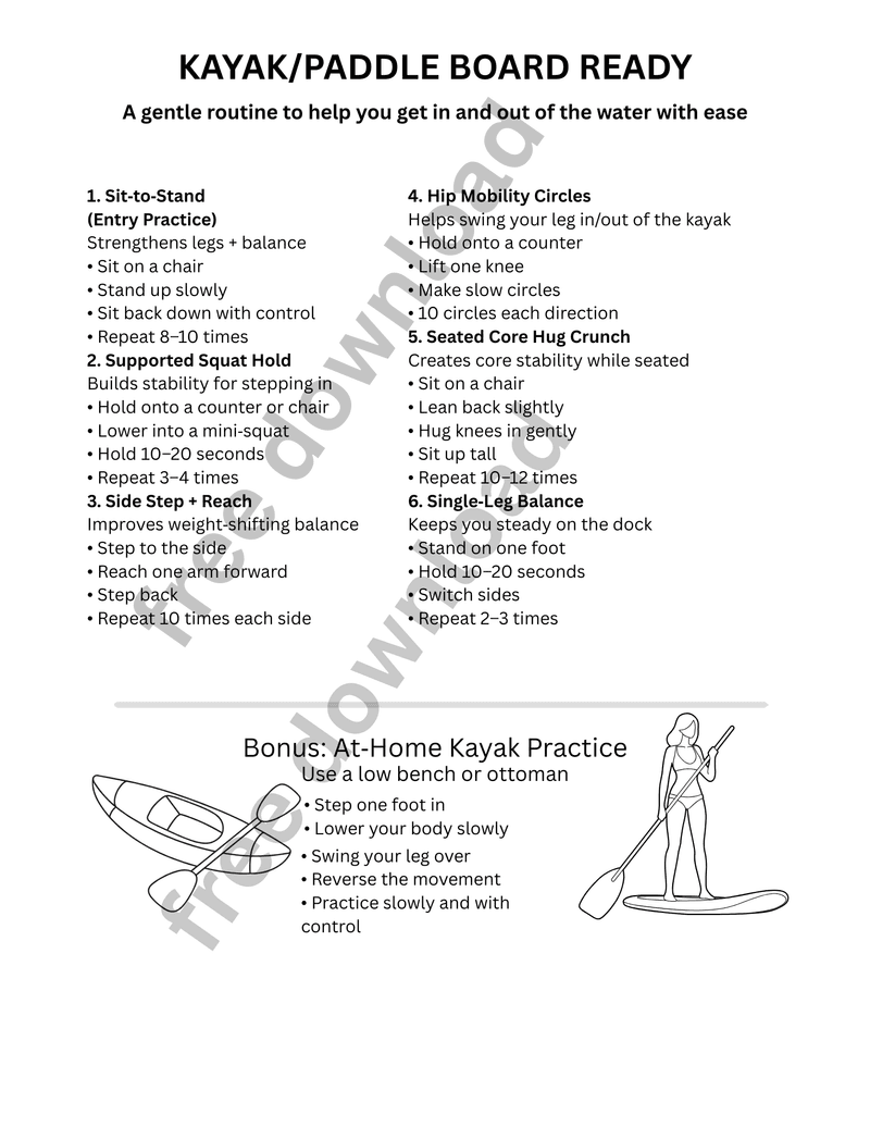 FREE: Kayak & Paddle Board Ready Guide