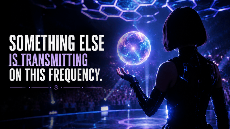 Something else is transmitting on this frequency.