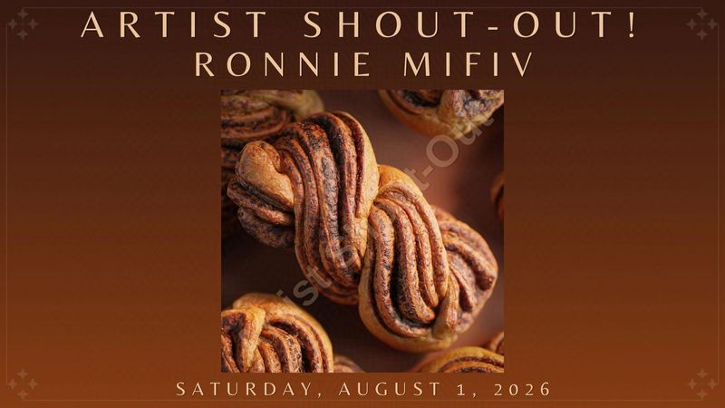 August 2026 Artist Shout-Outs