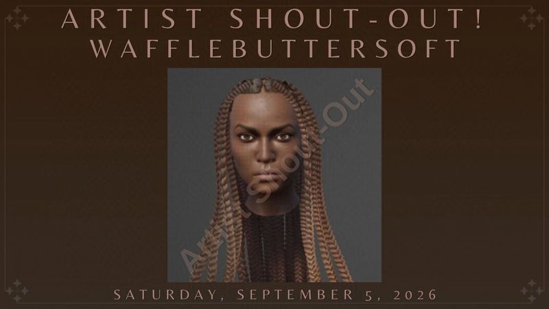 September 2026 Artist Shout-Outs