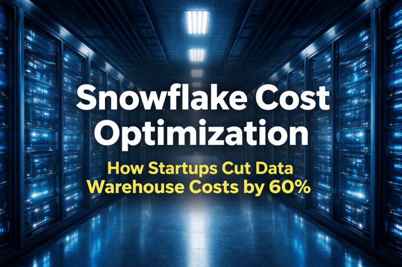 How Startups Waste 60% of Their Snowflake Budget (And How to Fix It)