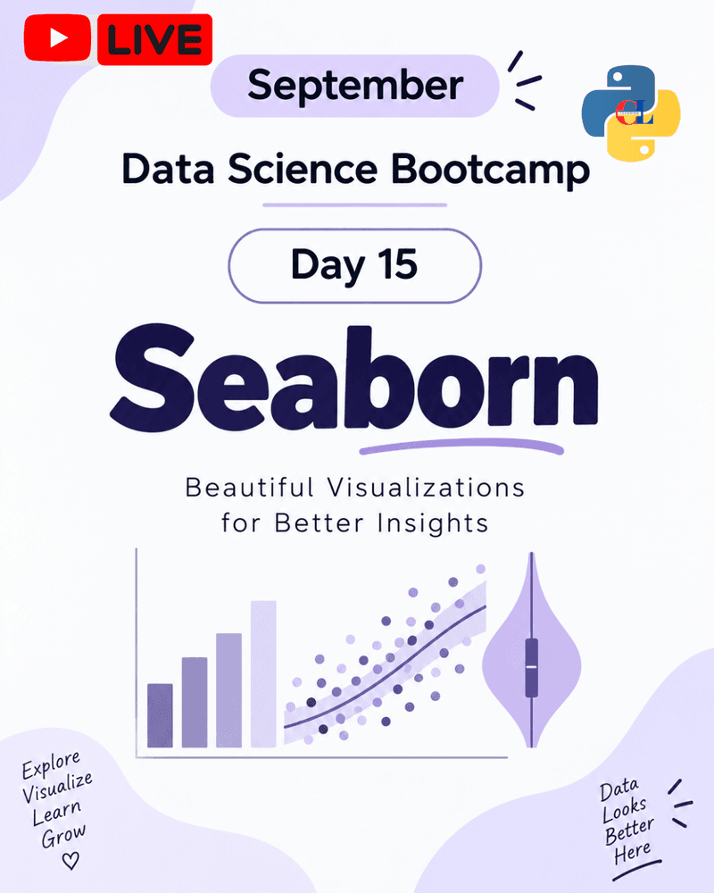 🚀 September Data Science Bootcamp | Day: Seaborn