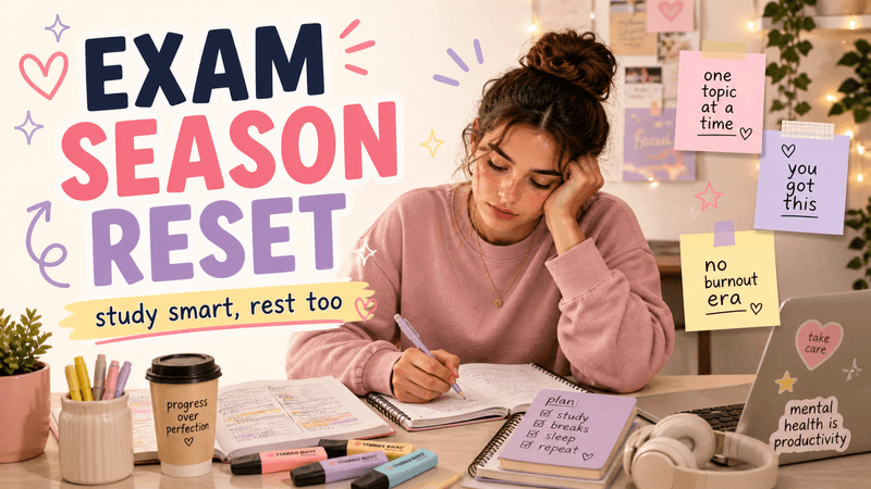Exam Season Is Basically a Mental Gym - Here’s How to Survive It Without Burning Out