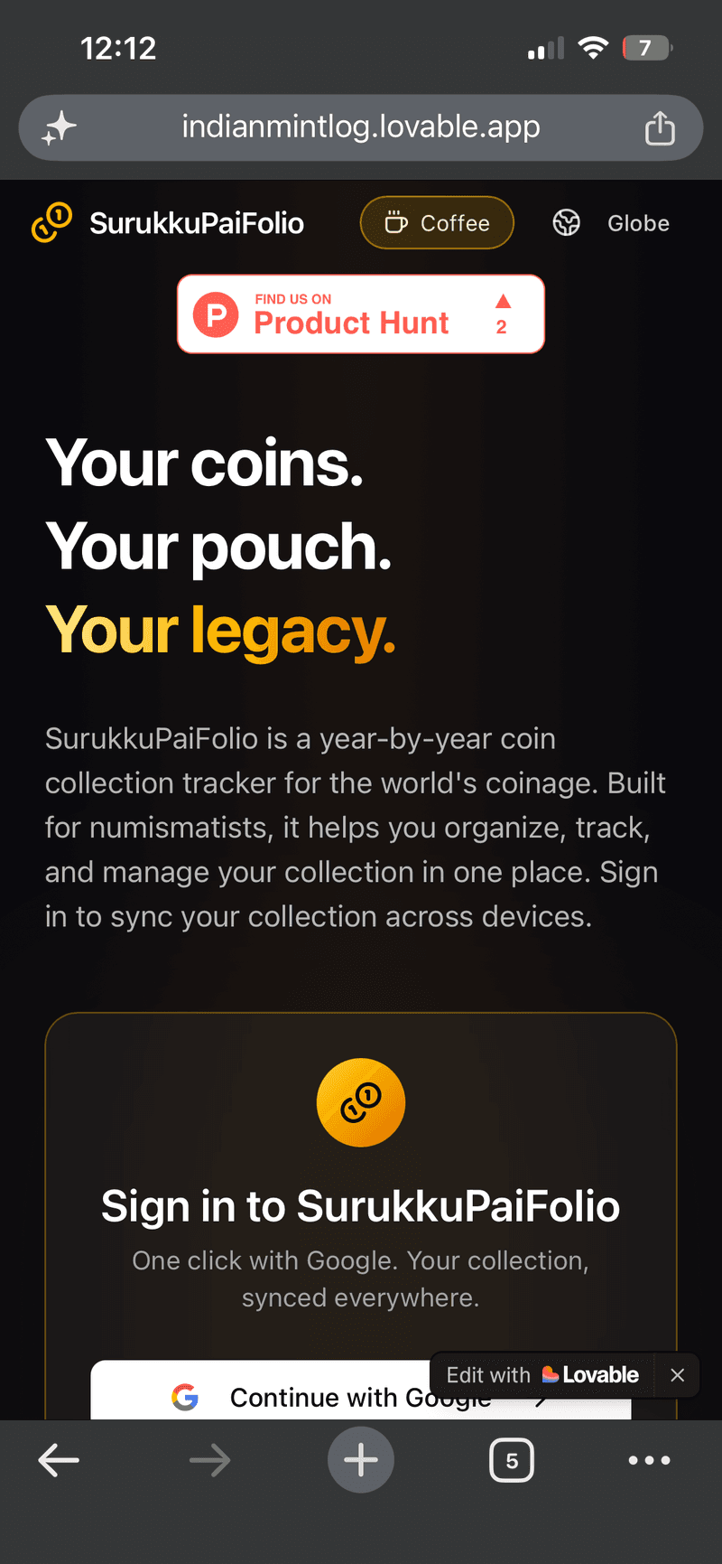 Built by One Collector, for Collectors