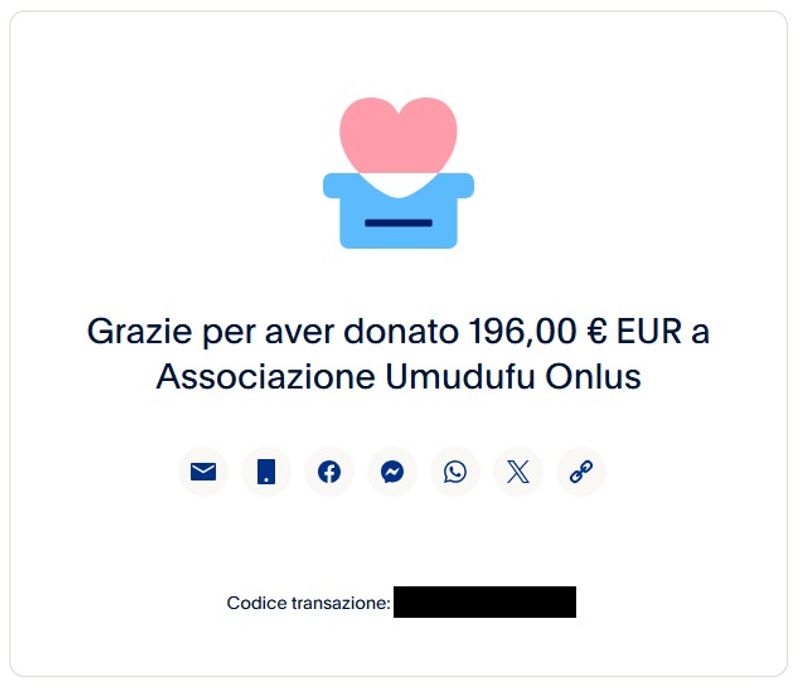 La nostra donazione ad Umudufu per il 2025