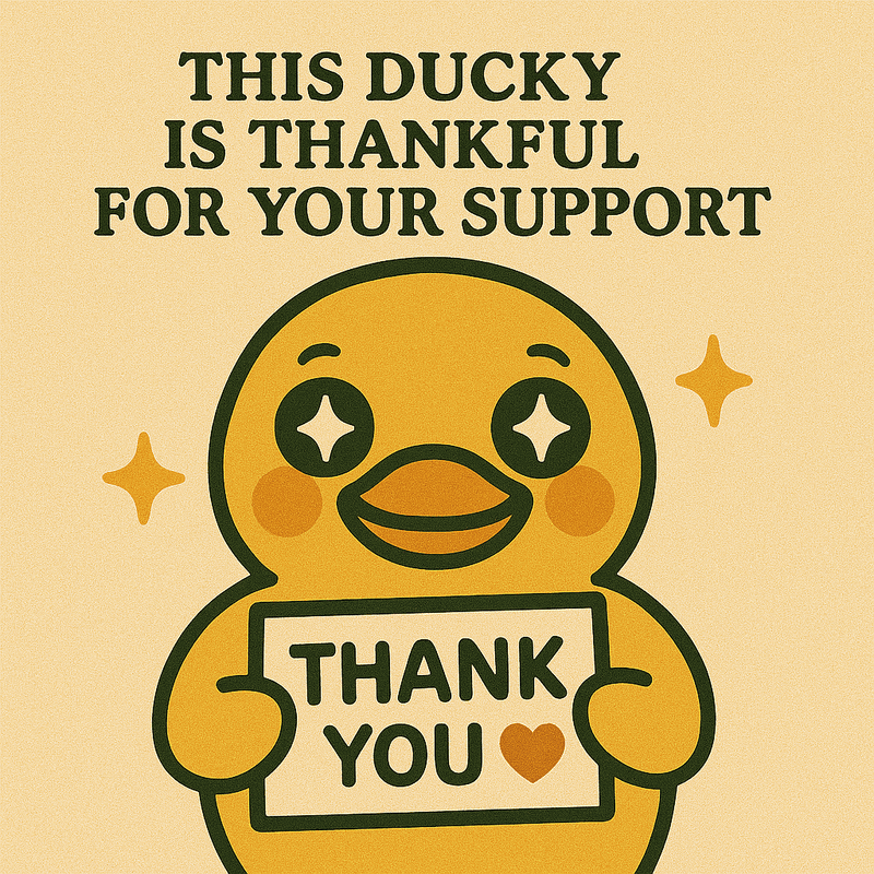 Thank you for supporting me :3