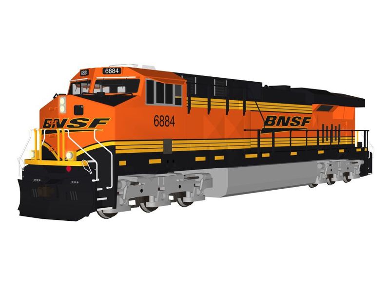 Added 3D models of railway transport - locomotives, carriages and other rolling stock.