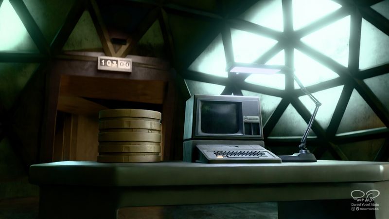 The Swan Station from LOST, rebuilt in 3D