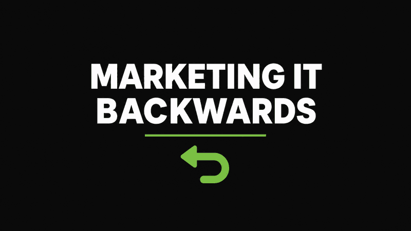 I Spent Months Marketing My Book Backwards